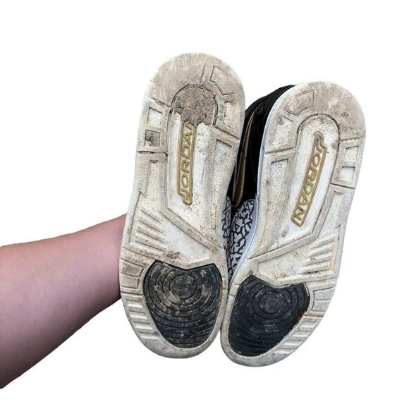 RARE Nike Air Jordan 1 Legacy 312 Black Gold Patent Size 7.5 - Picture 7 of 16